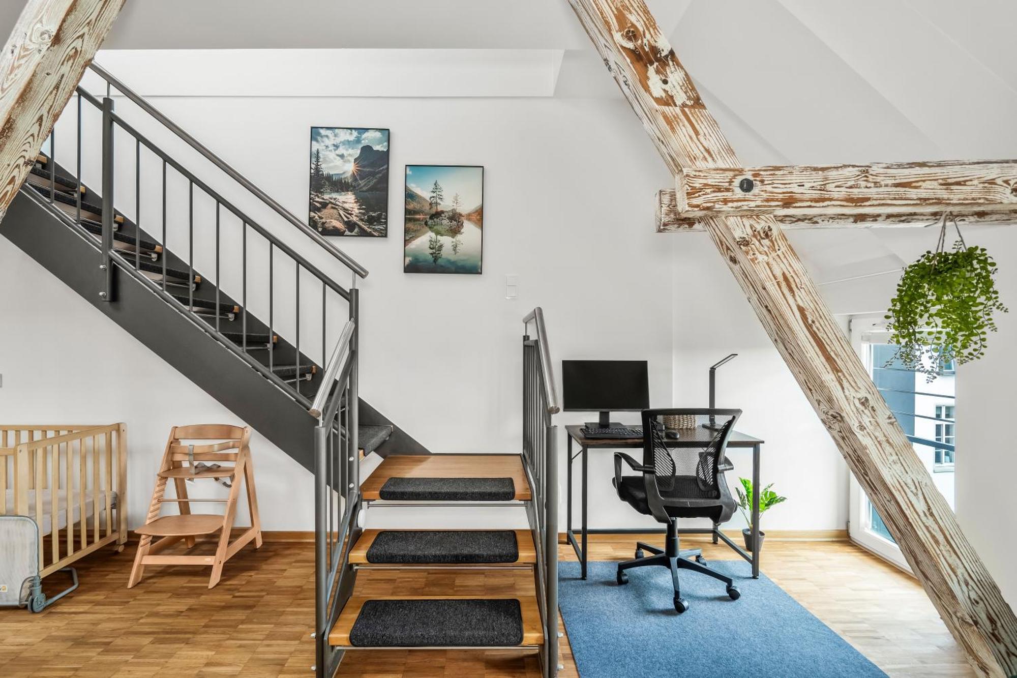 Dnd Design Loft I 170Qm I Parken I Balkon I Workstation I Netflix I Kaffee I Waschmaschine I Trockner I Xbox I Ausblick Apartment Wurzburg Exterior photo