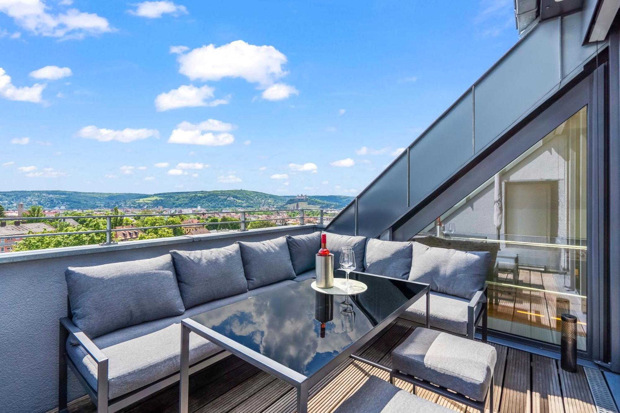 Dnd Design Loft I 170Qm I Parken I Balkon I Workstation I Netflix I Kaffee I Waschmaschine I Trockner I Xbox I Ausblick Apartment Wurzburg Exterior photo